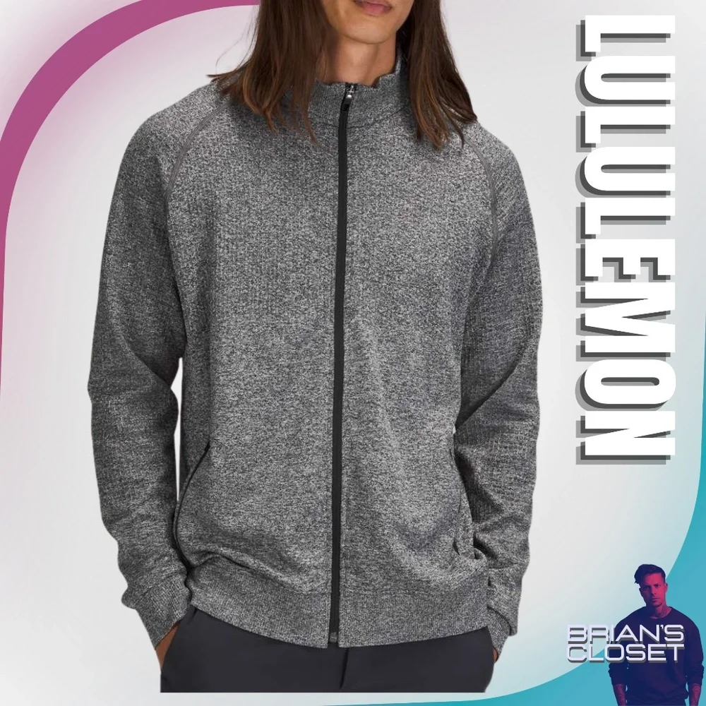 LULULEMON Men's Engineered Warmth Jacket in Vapor/Gull Grey/Black - XL - Picture 8 of 15